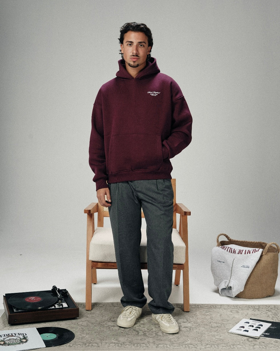 SAINT RAPHAEL HOODIE - BURGUNDY
