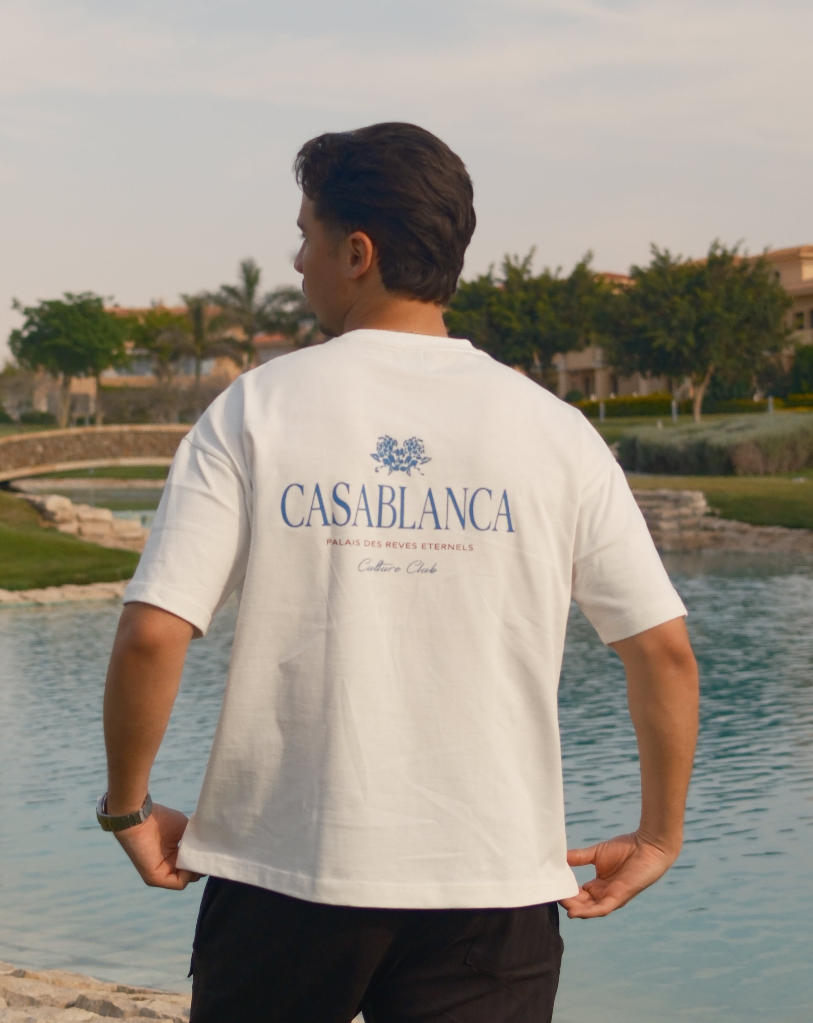 CASABLANCA TEE - WHITE