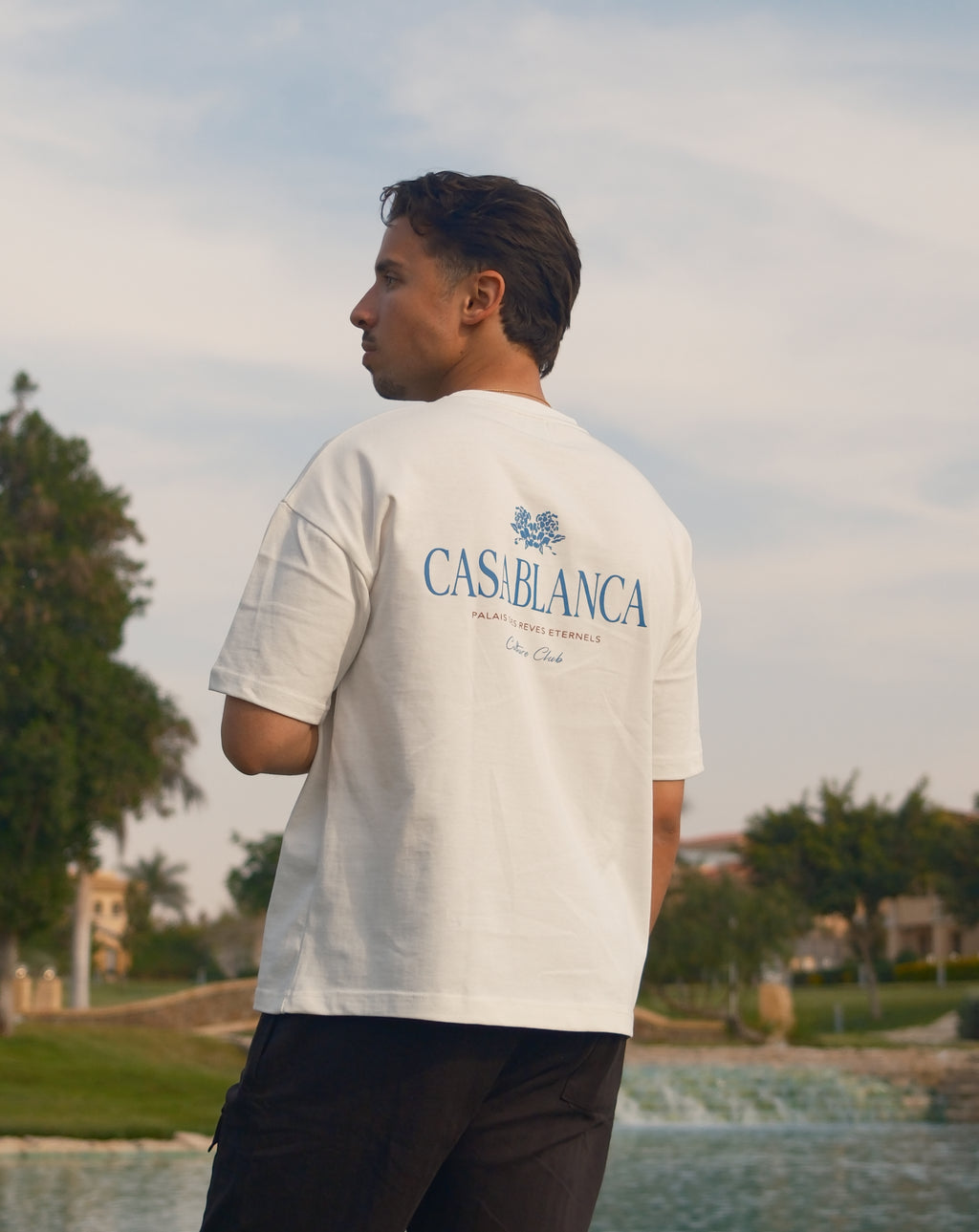 CASABLANCA TEE - WHITE