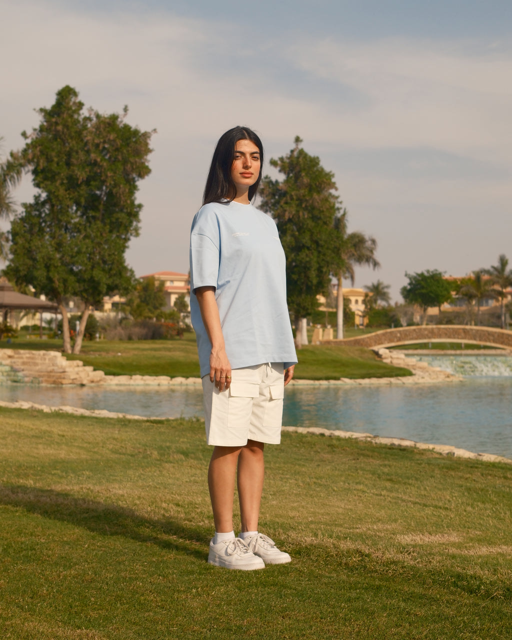 MEDITERO TEE - BABY BLUE