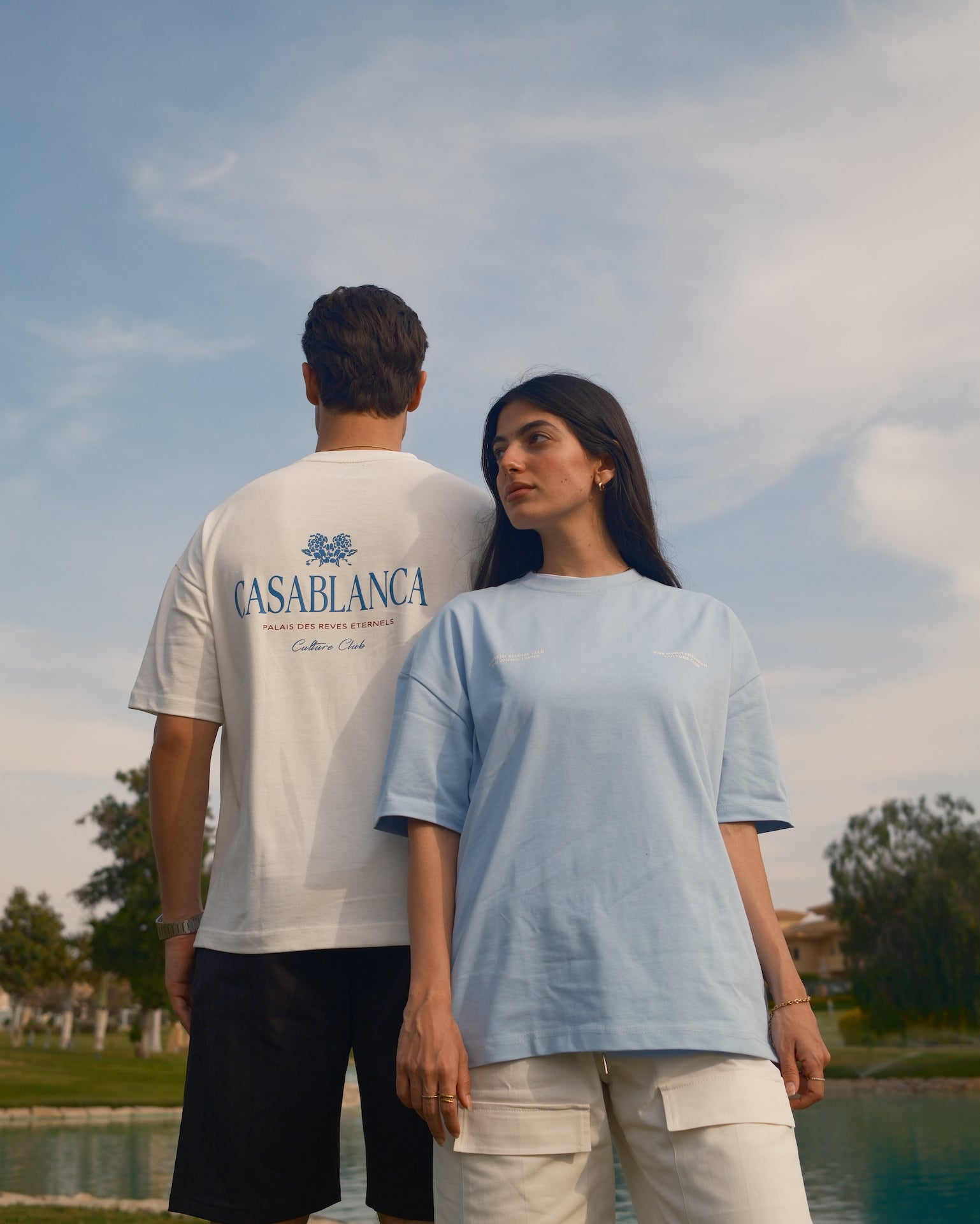 CASABLANCA TEE - WHITE