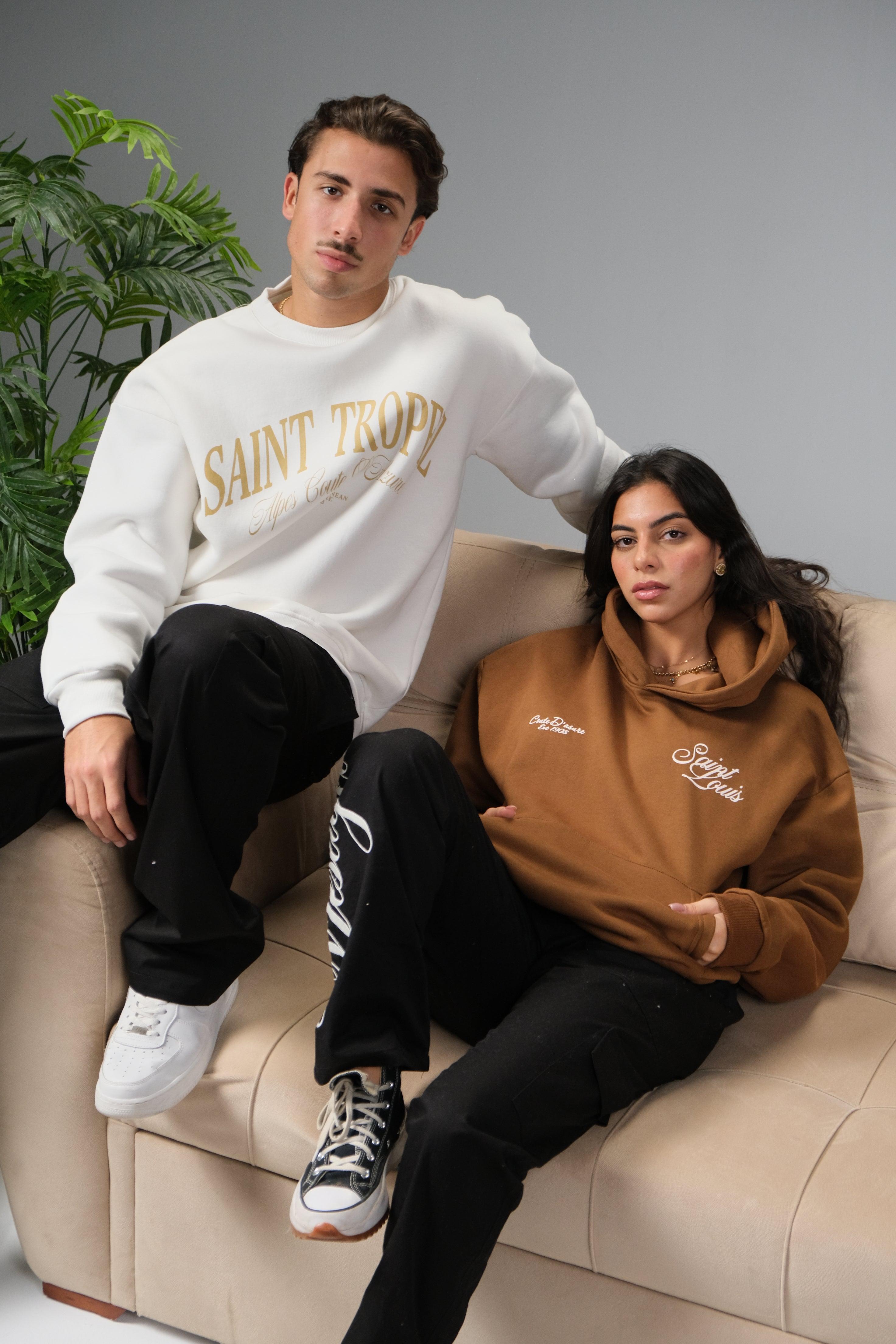 SAINT TROPEZ CREWNECK - WHITE