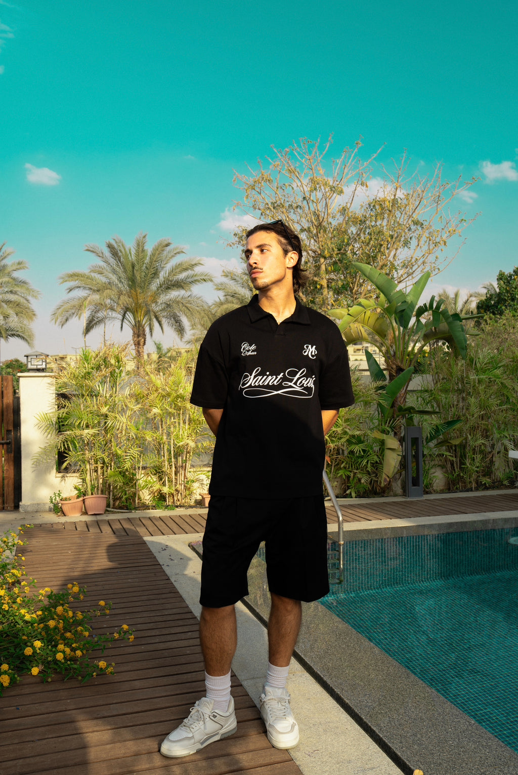 SAINT LOUIS BLACK POLO
