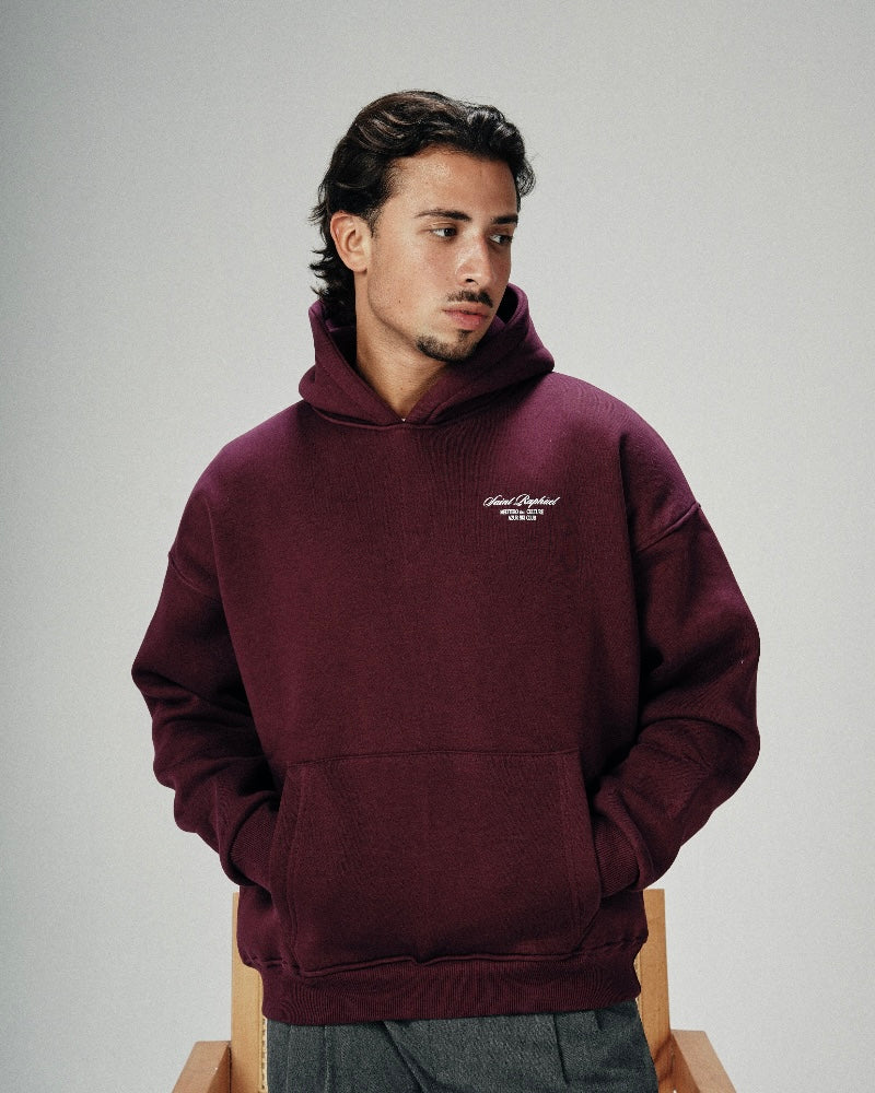 SAINT RAPHAEL HOODIE - BURGUNDY