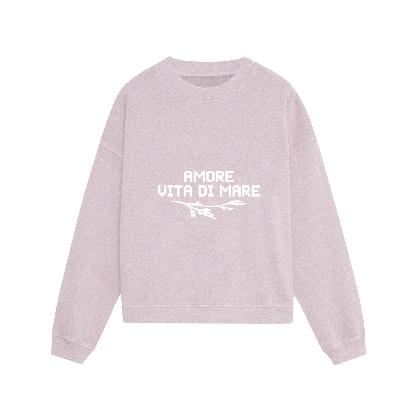 AMORE KNIT SWEATER - PASTEL PINK