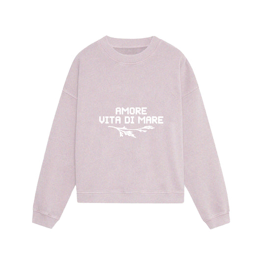 AMORE KNIT SWEATER - PASTEL PINK