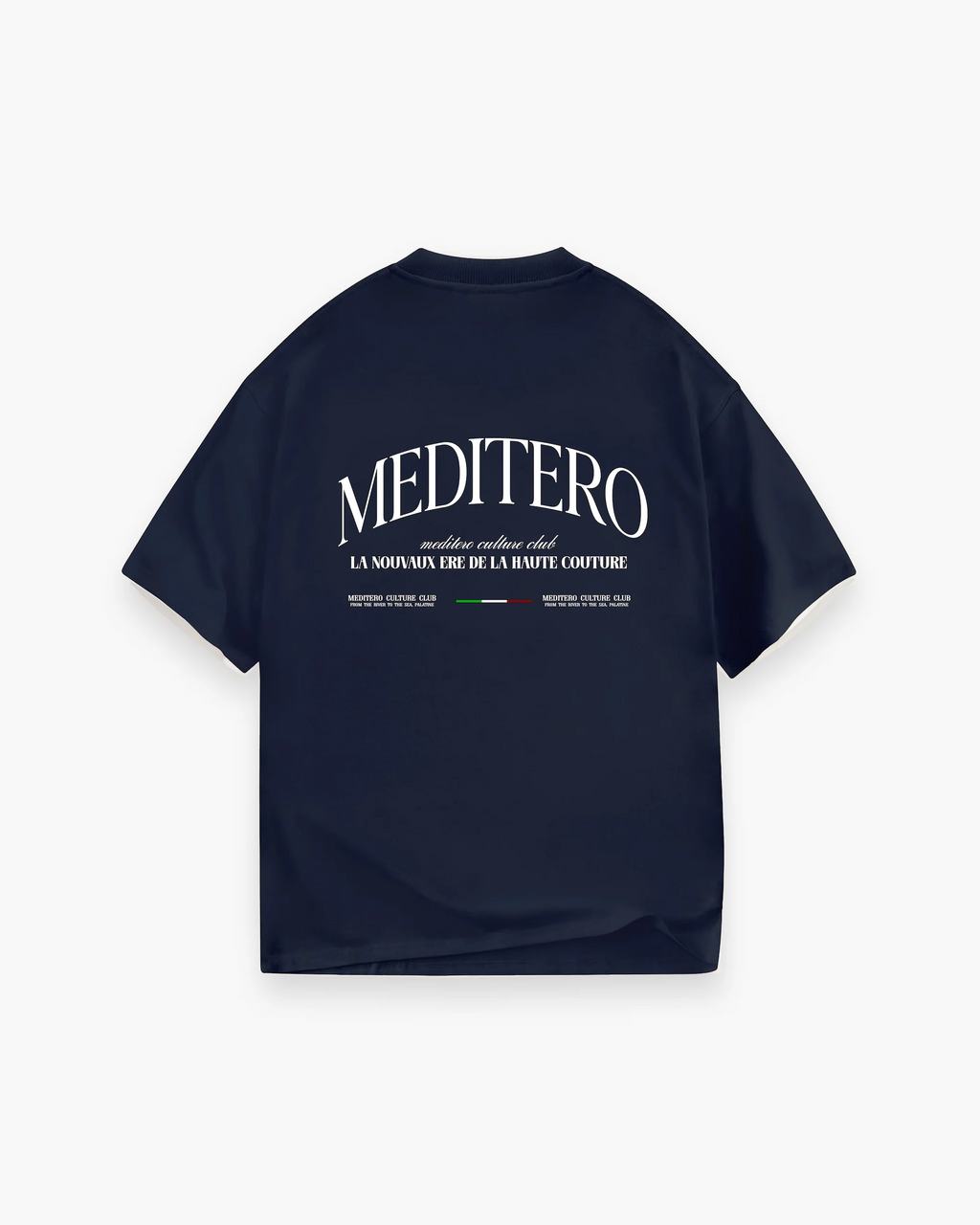 MEDITERO TEE - NAVY BLUE