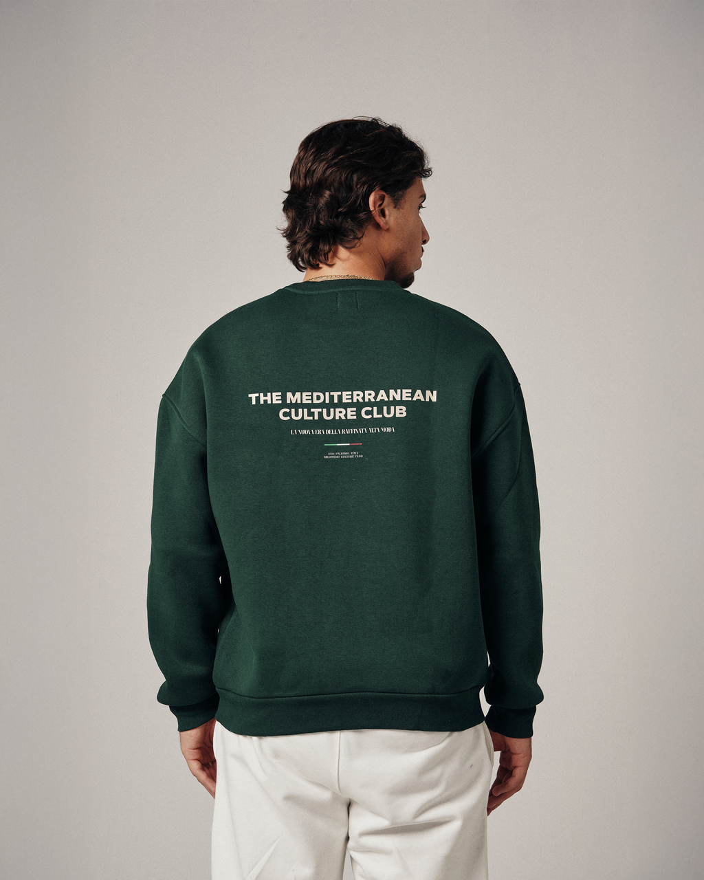 MEDITERO CREWNECK - ROYAL GREEN