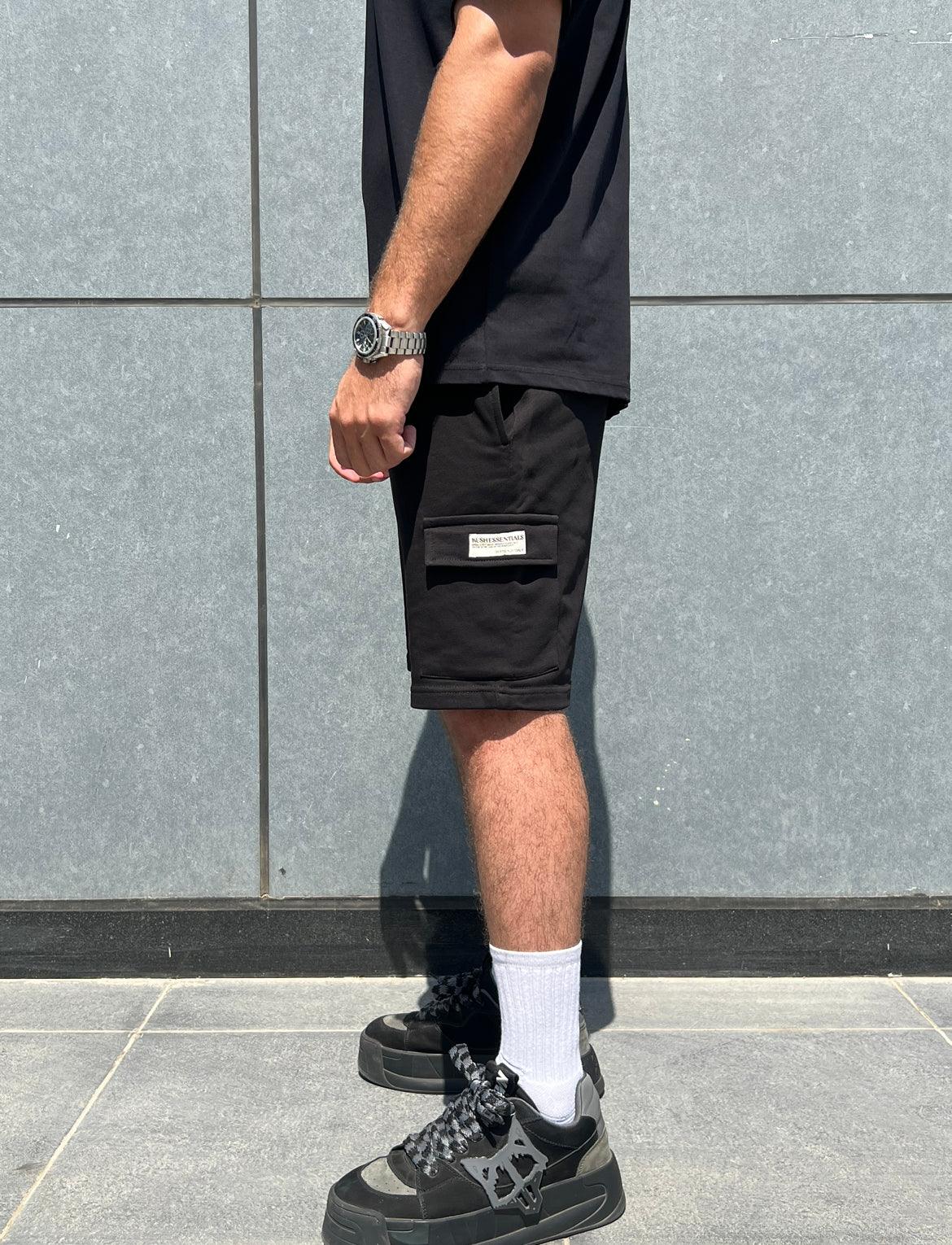 Black Sweatshorts