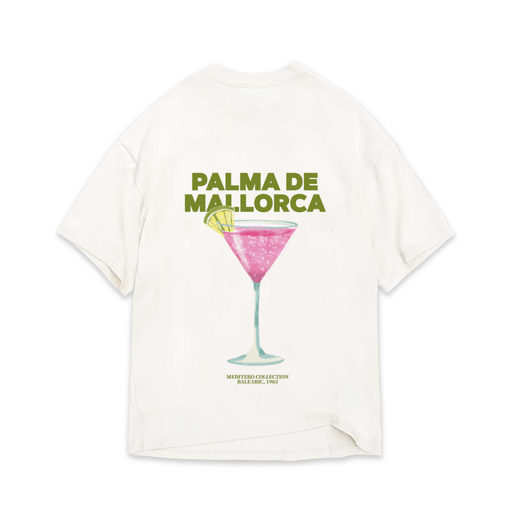 PALMA BLUSH TEE - WHITE