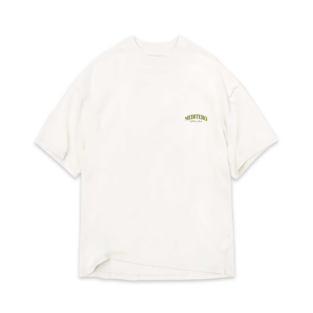 PALMA BLUSH TEE - WHITE