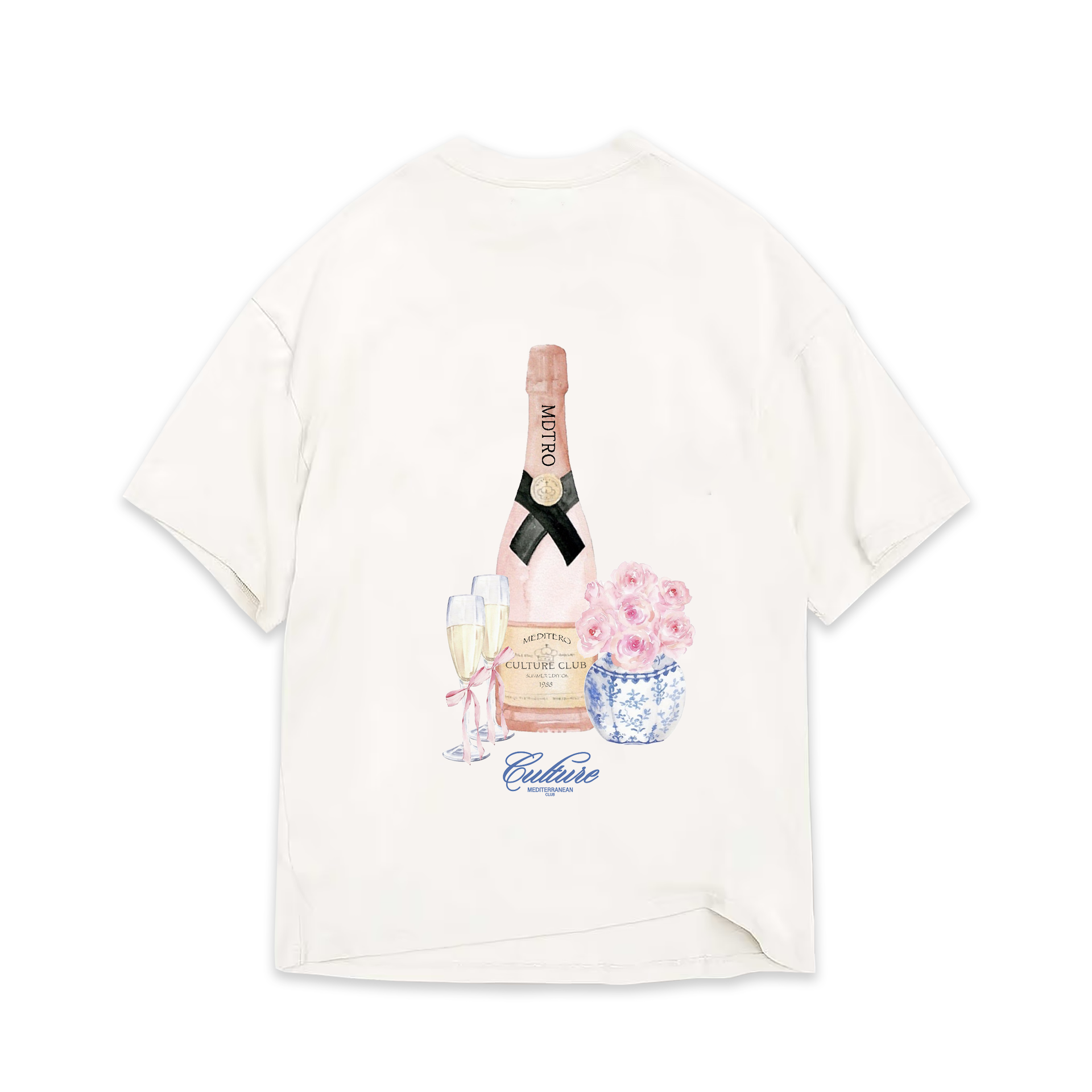 CULTURE FLORAL TEE - WHITE