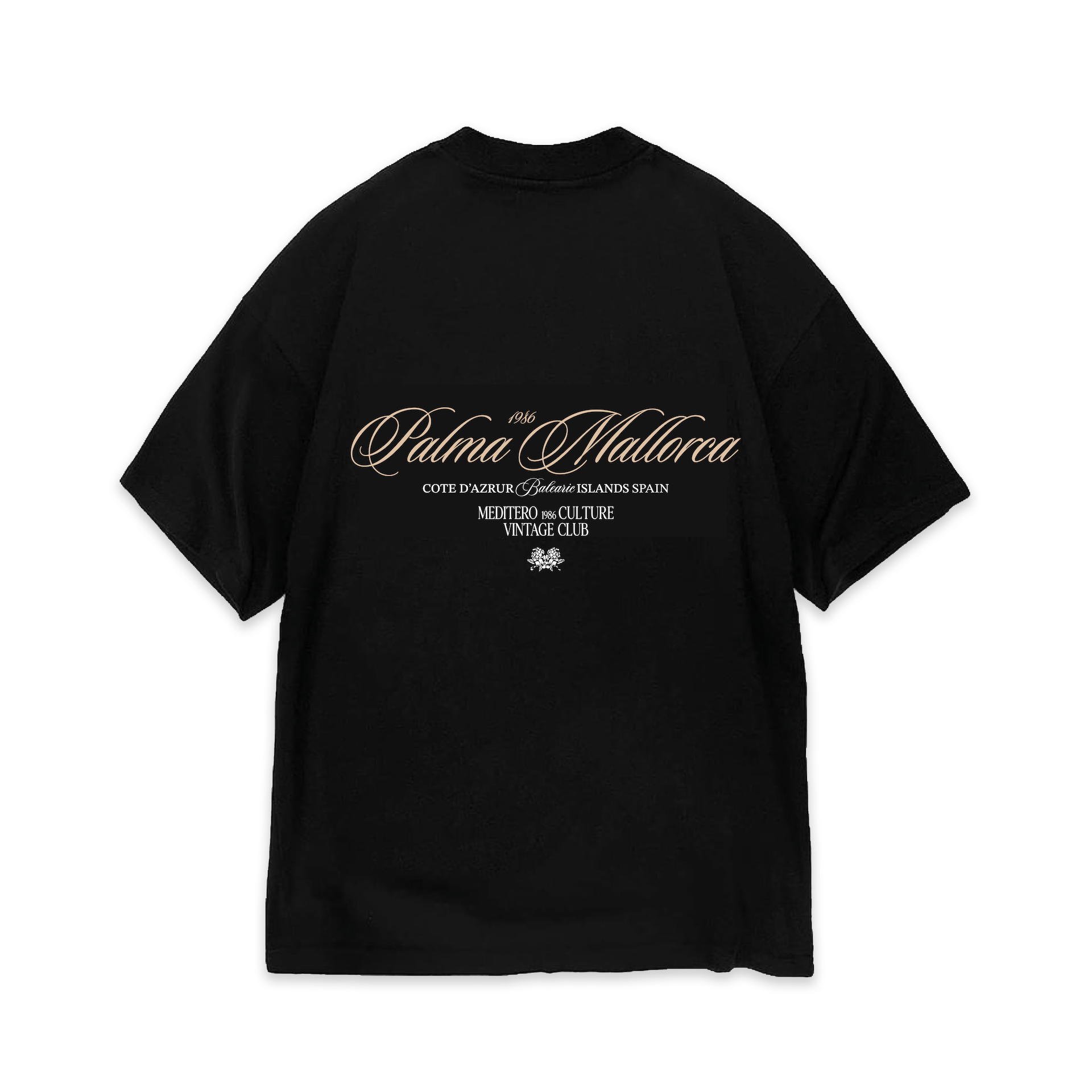 PALMA MALLORCA TEE - BLACK