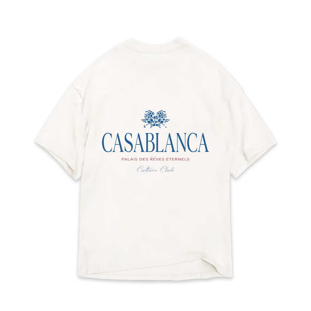 CASABLANCA TEE - WHITE