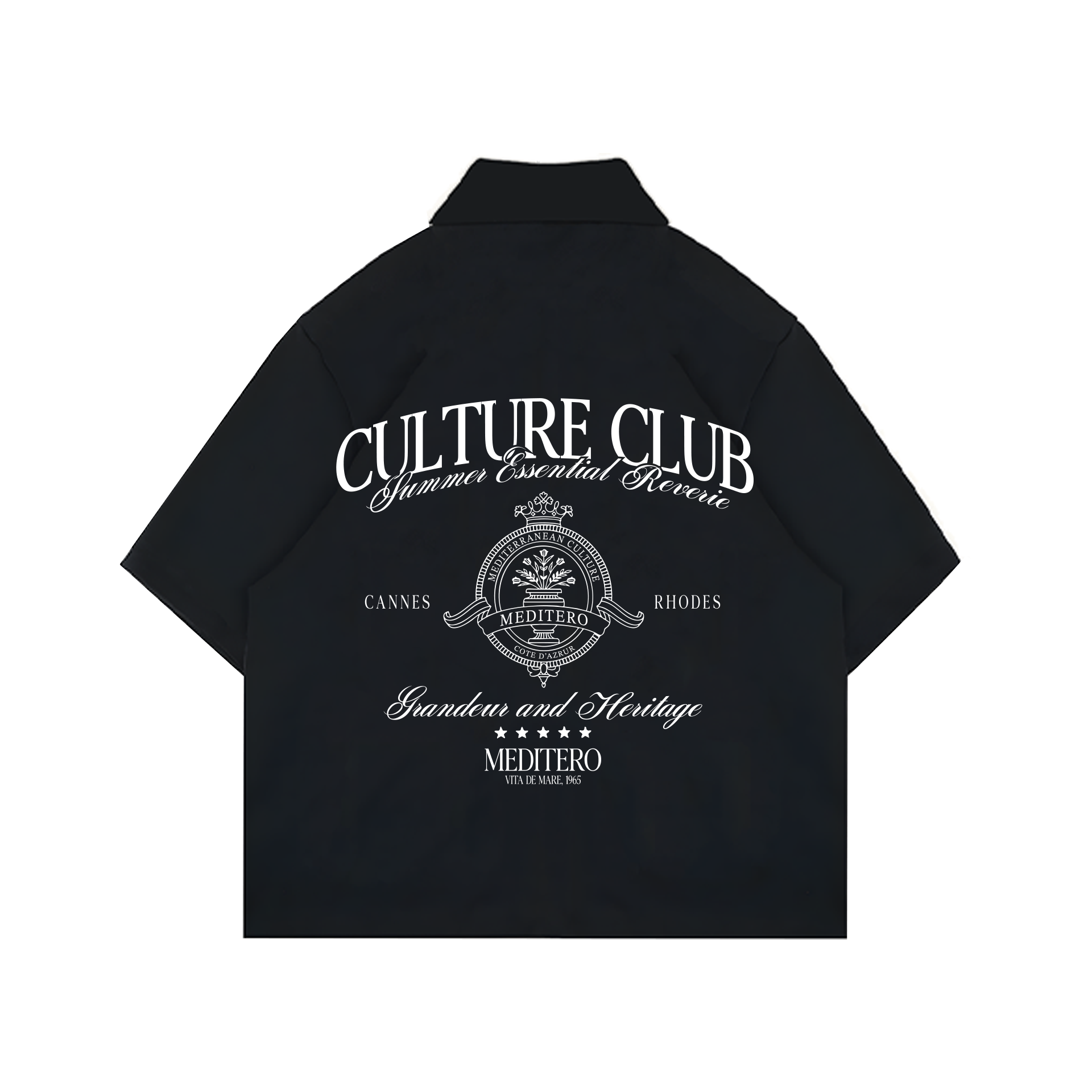 CULTURE CLUB SHIRT - BLACK