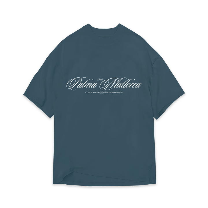 PALMA TEE - PETROL BLUE