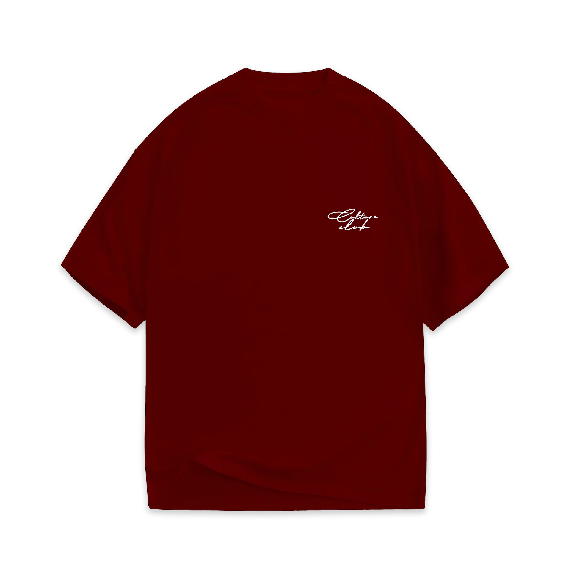 CULTURE CLUB TEE - BURGUNDY