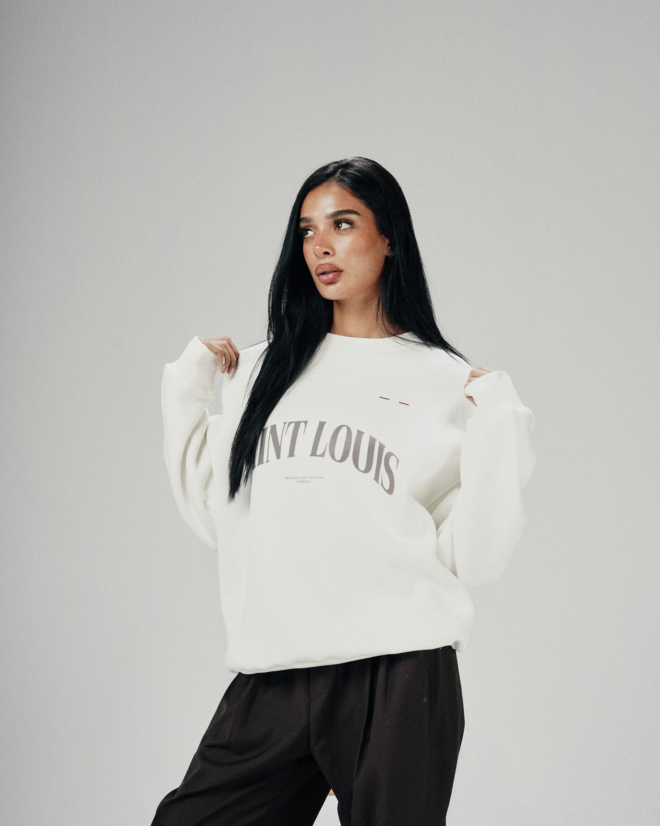 SAINT LOUIS CREWNECK - WHITE