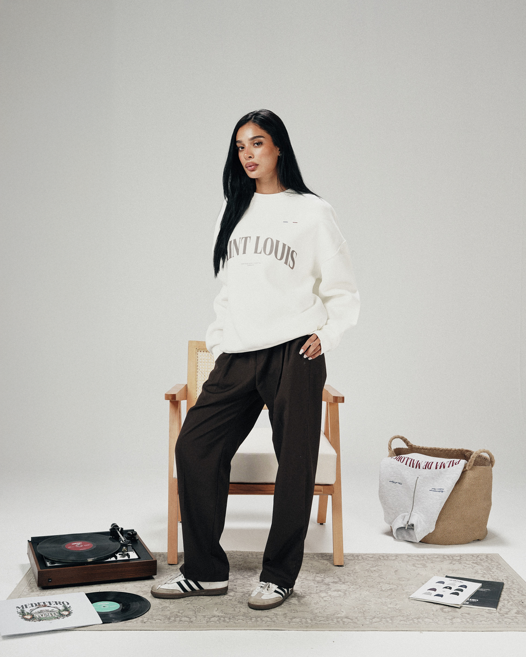 SAINT LOUIS CREWNECK - WHITE