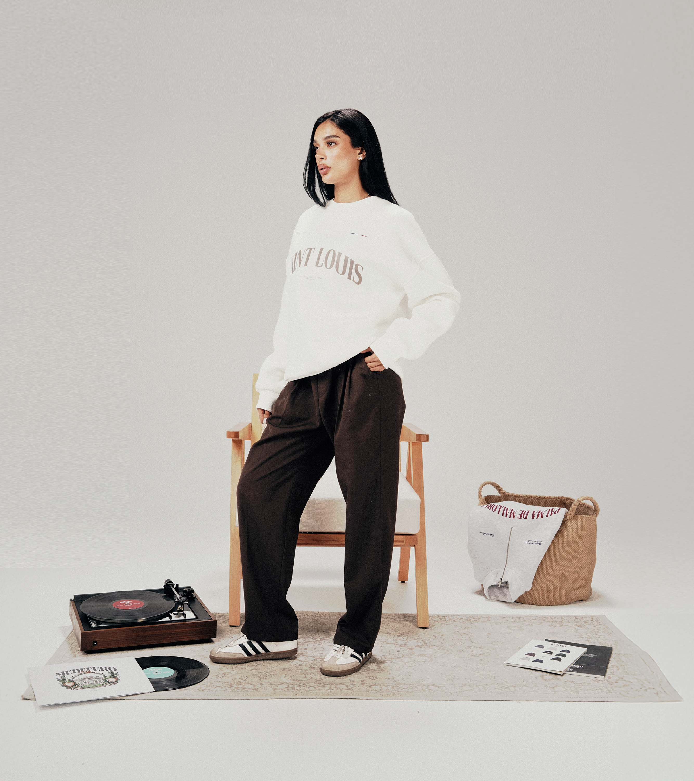 SAINT LOUIS CREWNECK - WHITE