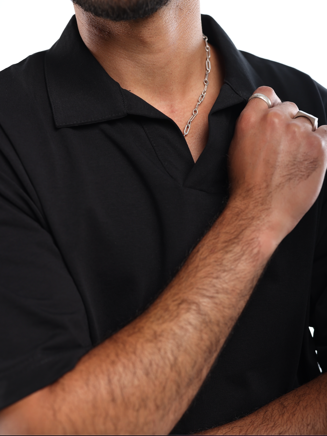 BLACK POLO SHIRT