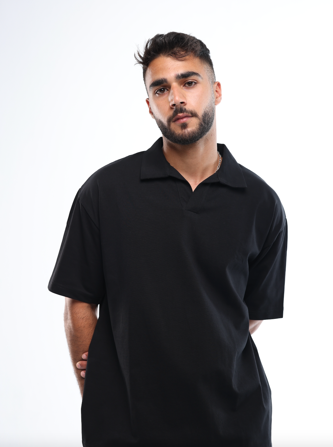 BLACK POLO SHIRT