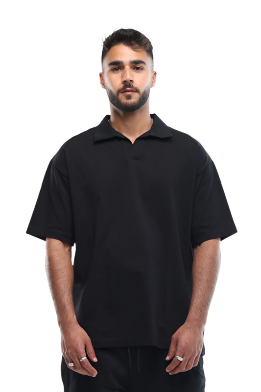 BLACK POLO SHIRT