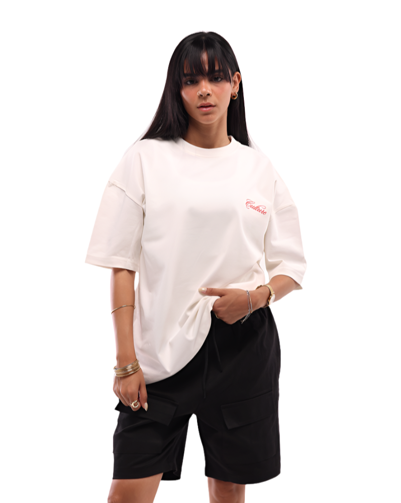 PALM TEE - WHITE