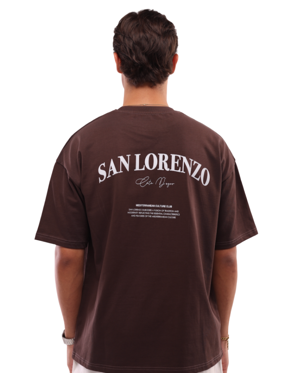 SAN LORENZO TEE - BROWN