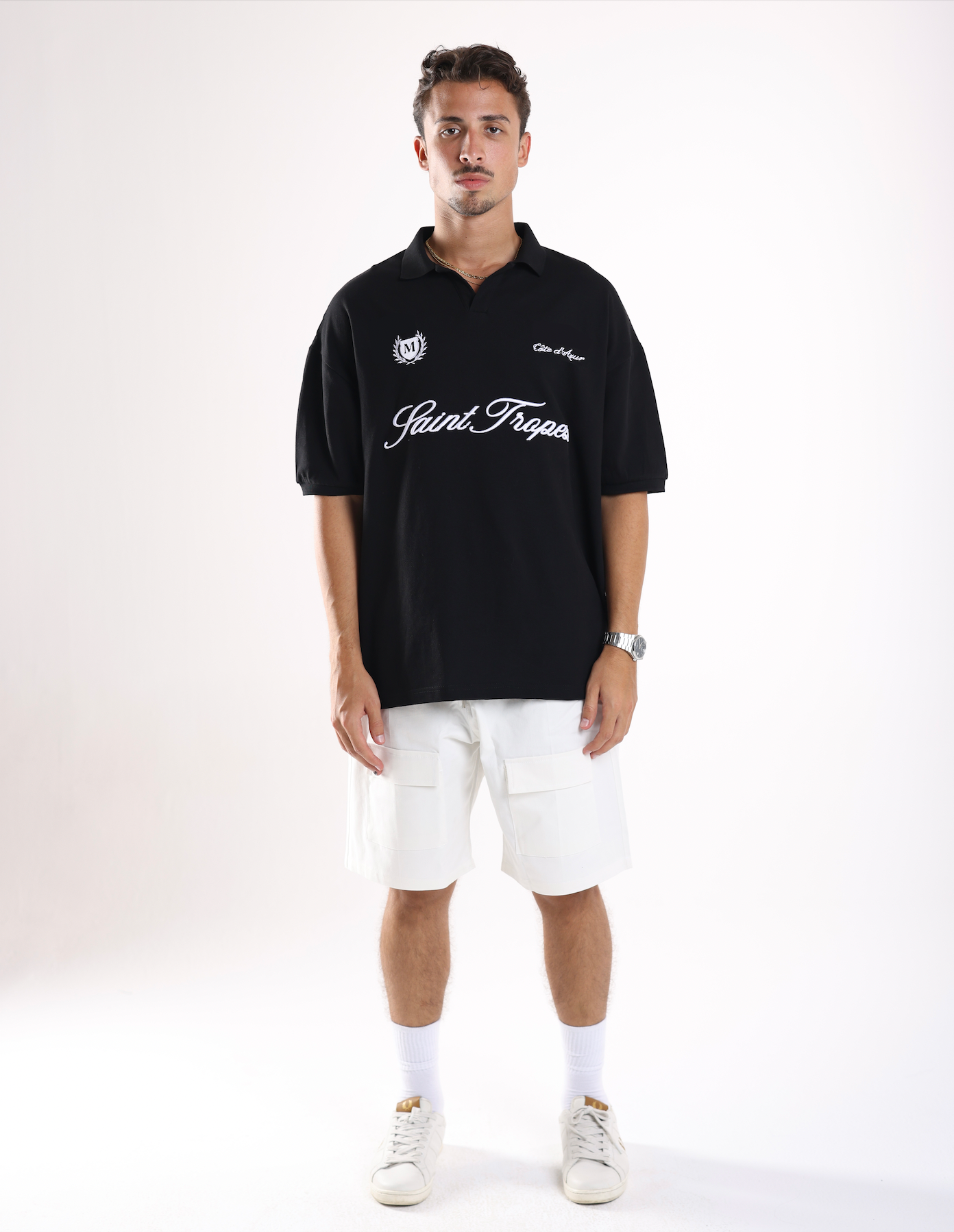 SAINT TROPEZ POLO - BLACK