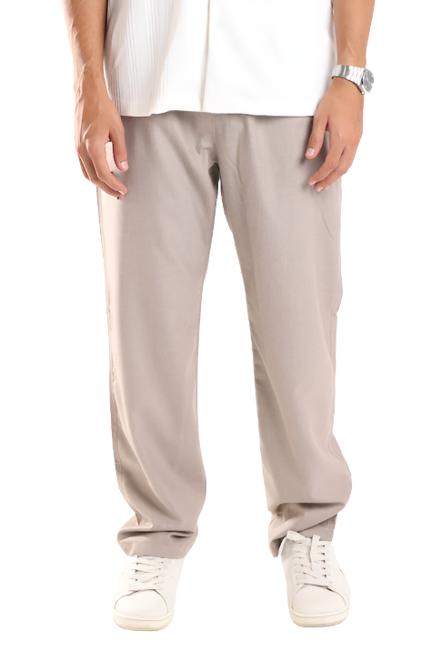 MENS STRAIGHT PANTS - BROWN