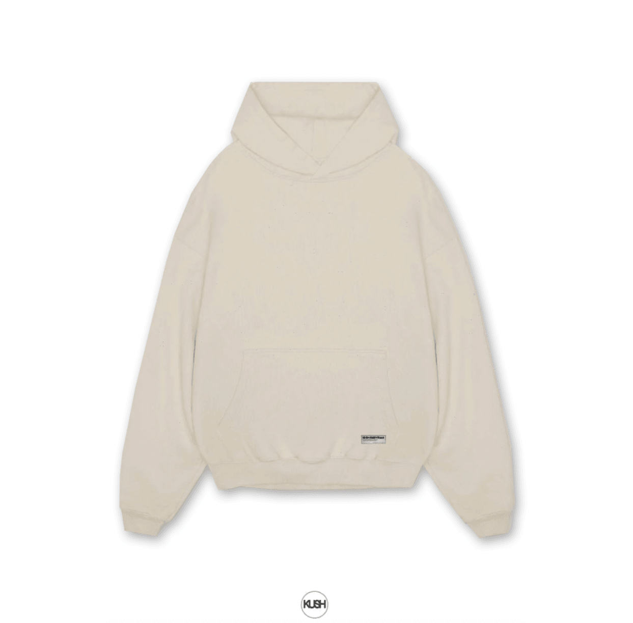 Beige Basic Oversized Hoodie