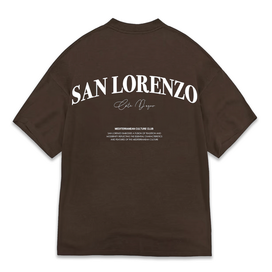 SAN LORENZO TEE - BROWN