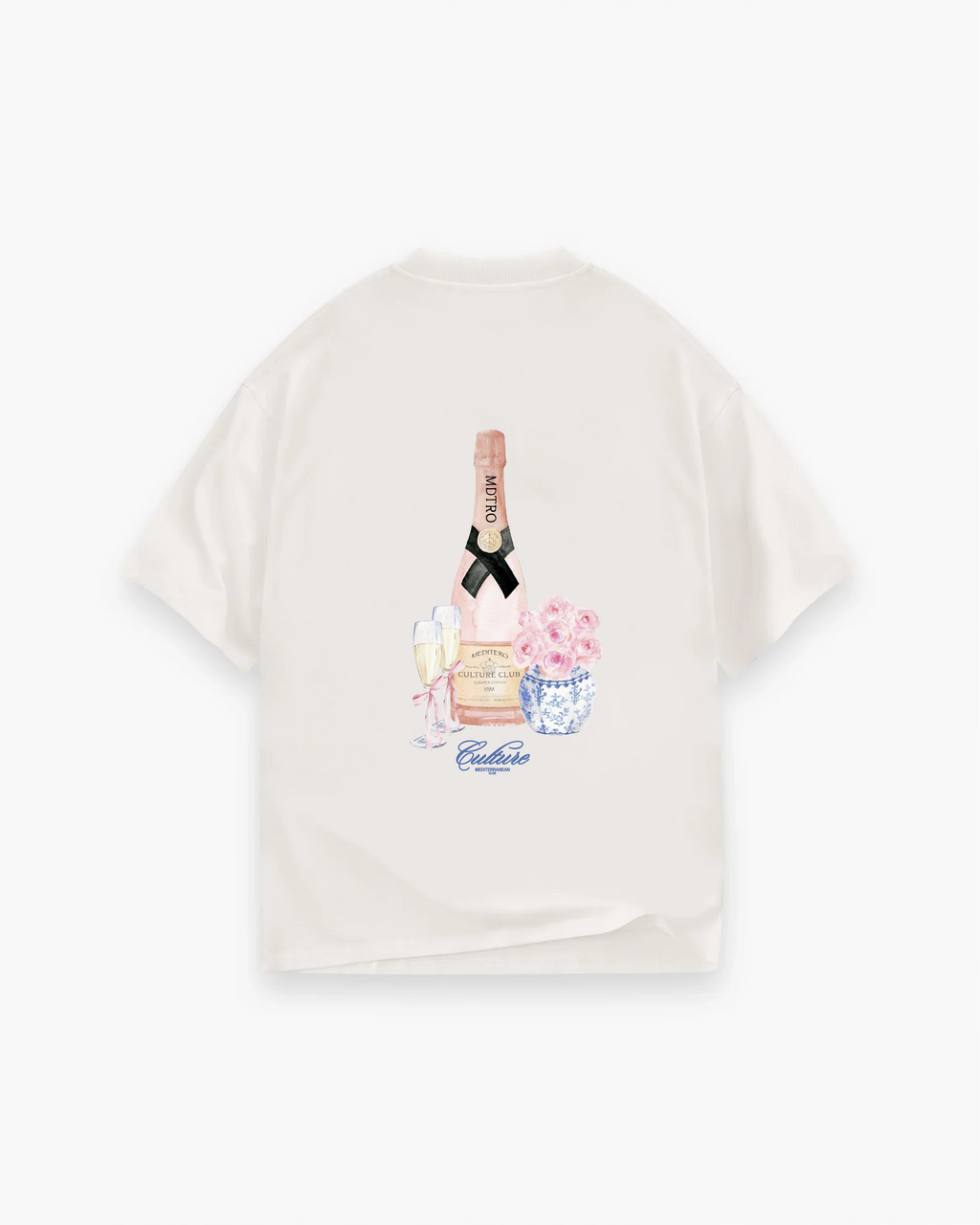 CULTURE FLORAL TEE - WHITE