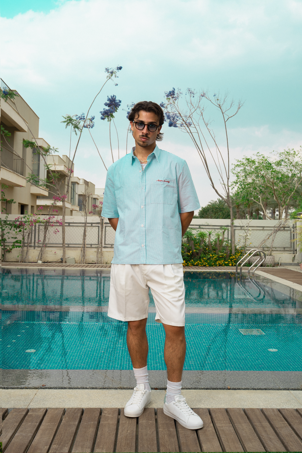 AZURE SOCIETY BABY BLUE SHIRT