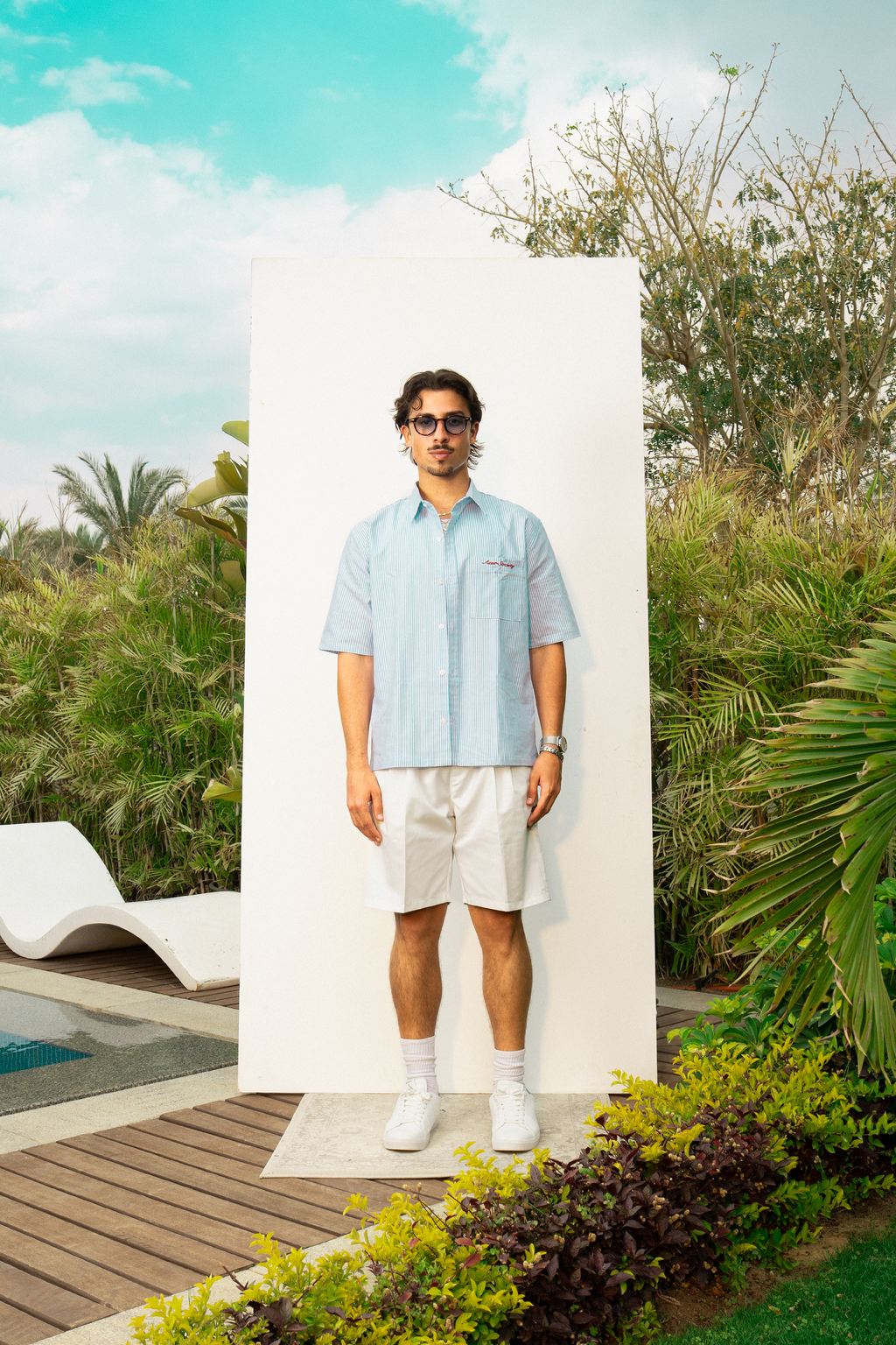 AZURE SOCIETY BABY BLUE SHIRT
