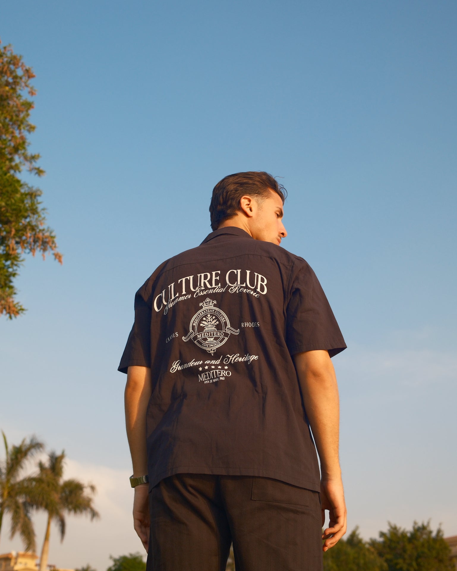 CULTURE CLUB SHIRT - BLACK