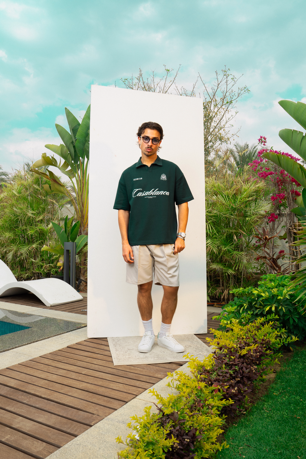 CASABLANCA GREEN POLO