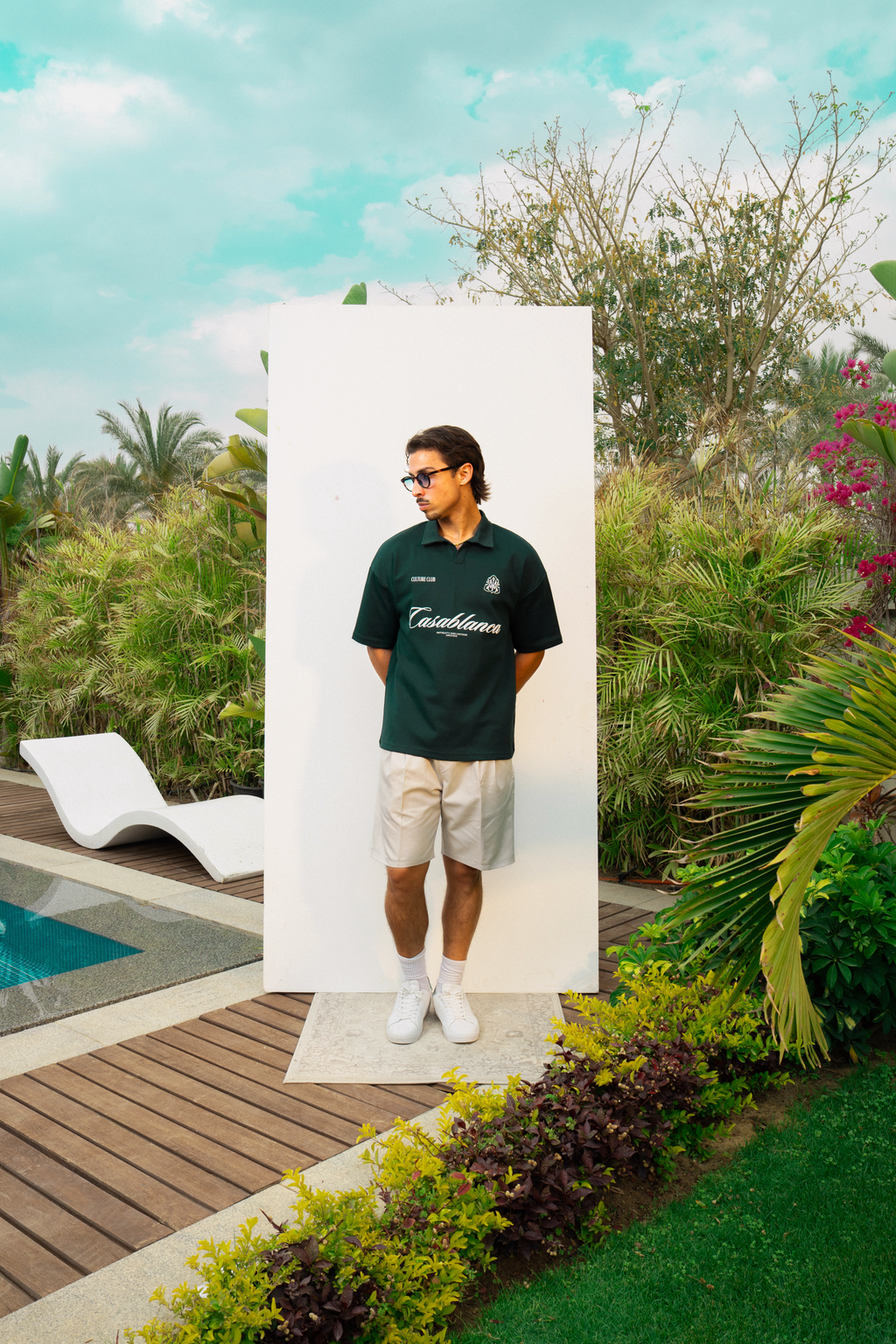 CASABLANCA GREEN POLO