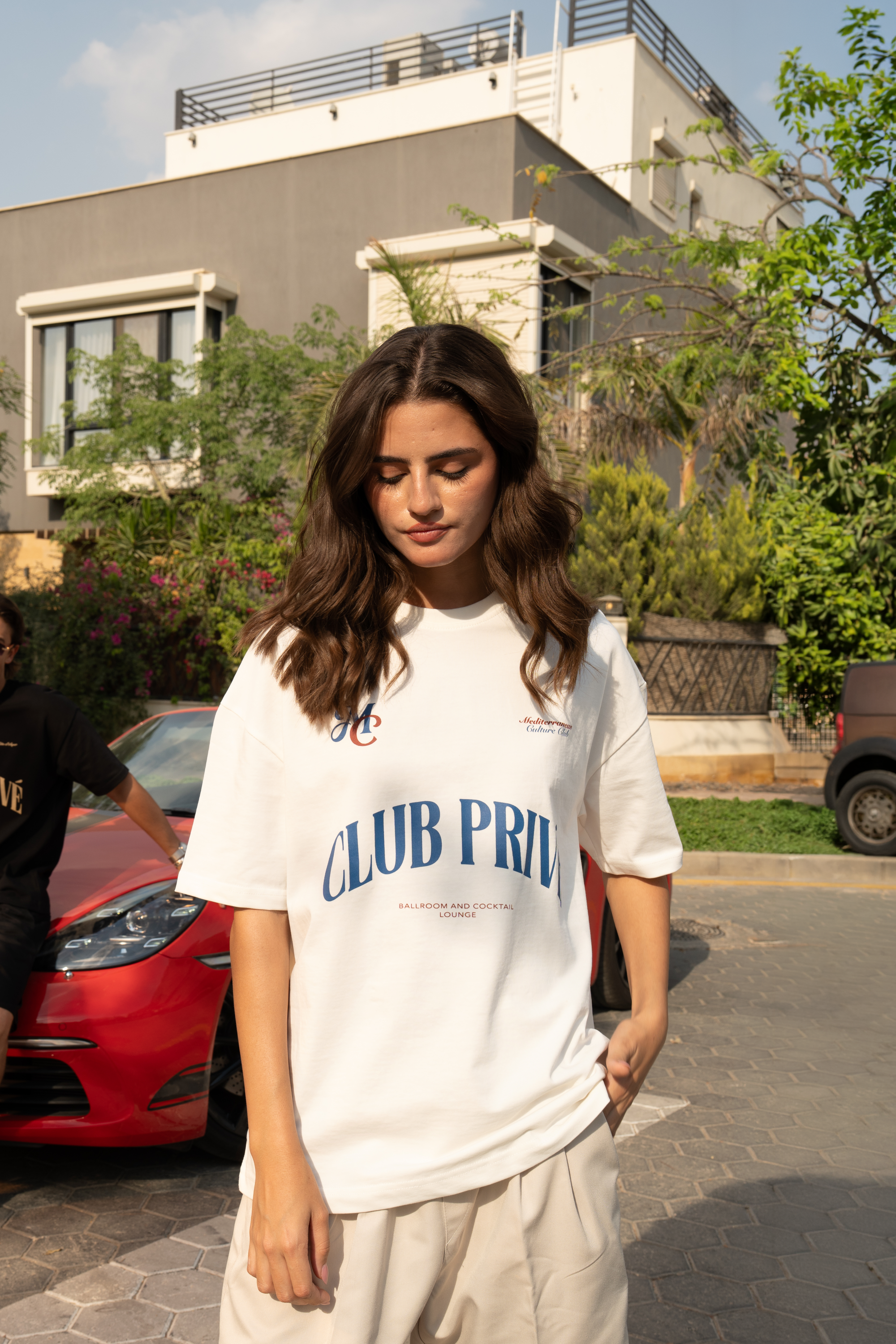 CLUB PRIVE WHITE TEE