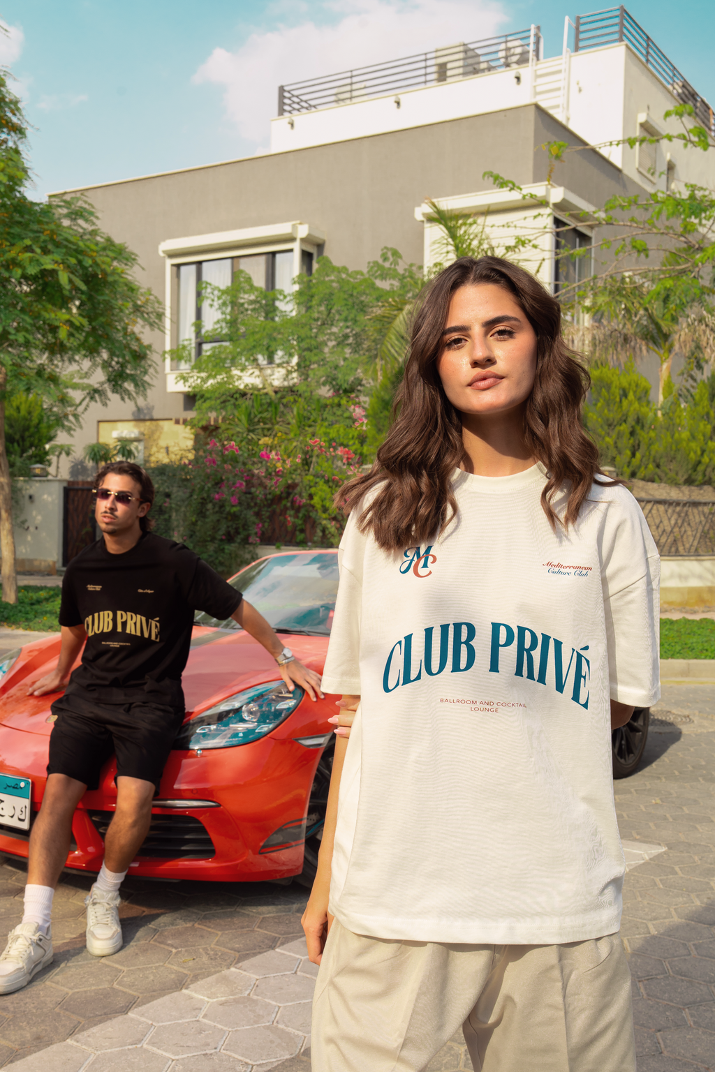CLUB PRIVE WHITE TEE