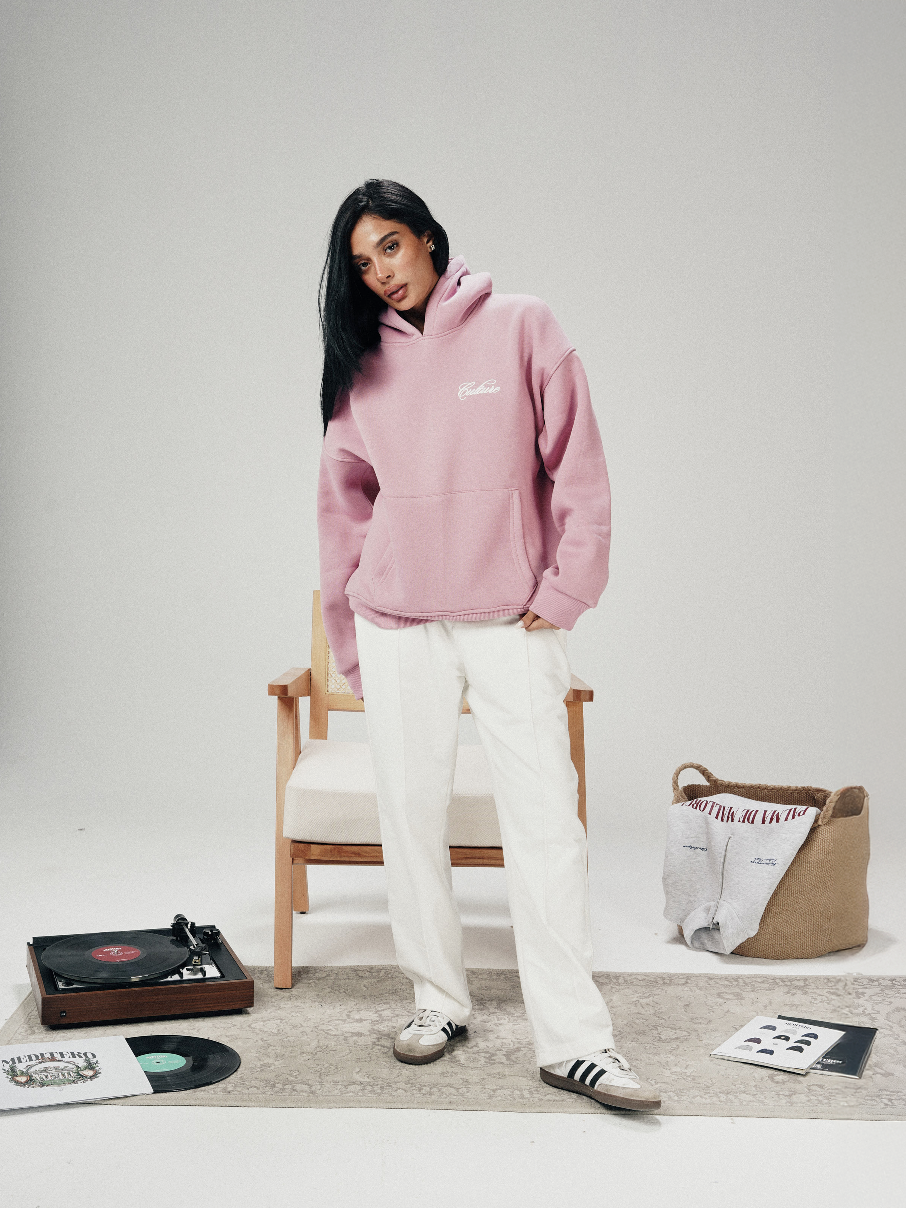 CULTURE HOODIE - PASTEL PINK