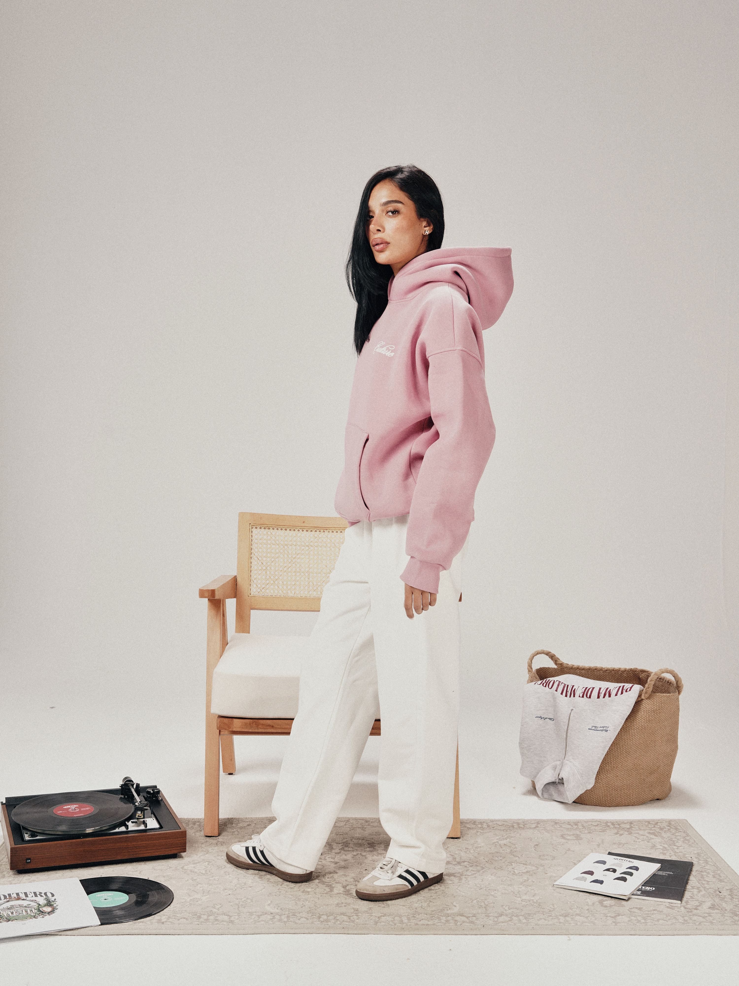 CULTURE HOODIE - PASTEL PINK