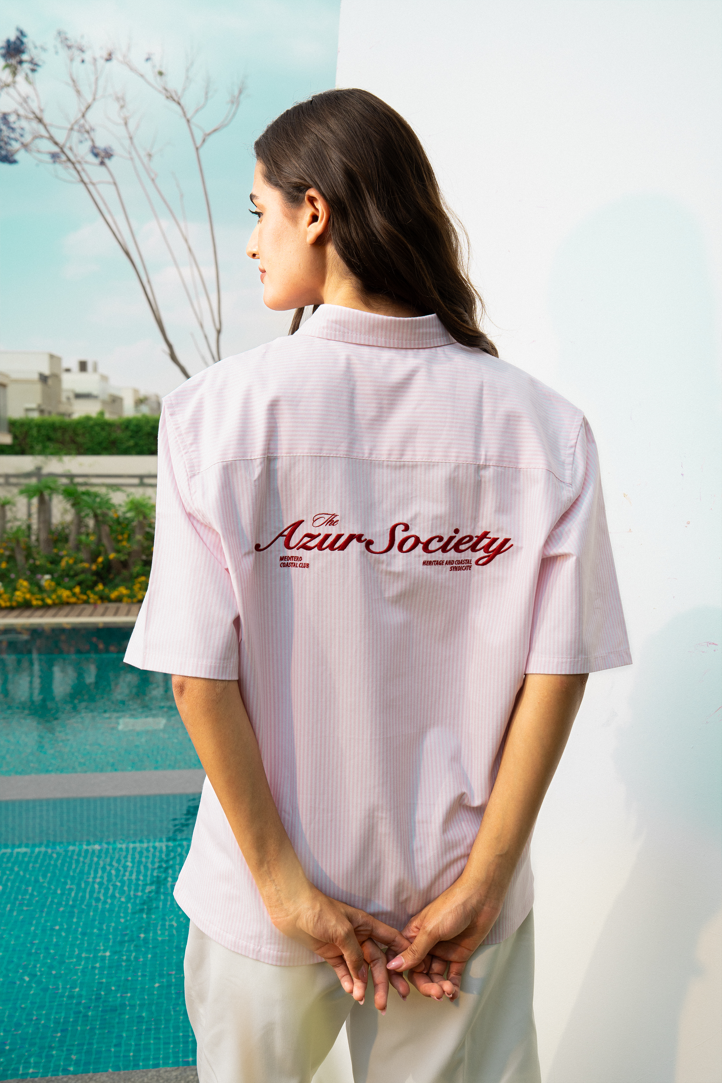AZURE SOCIETY BABY PINK SHIRT