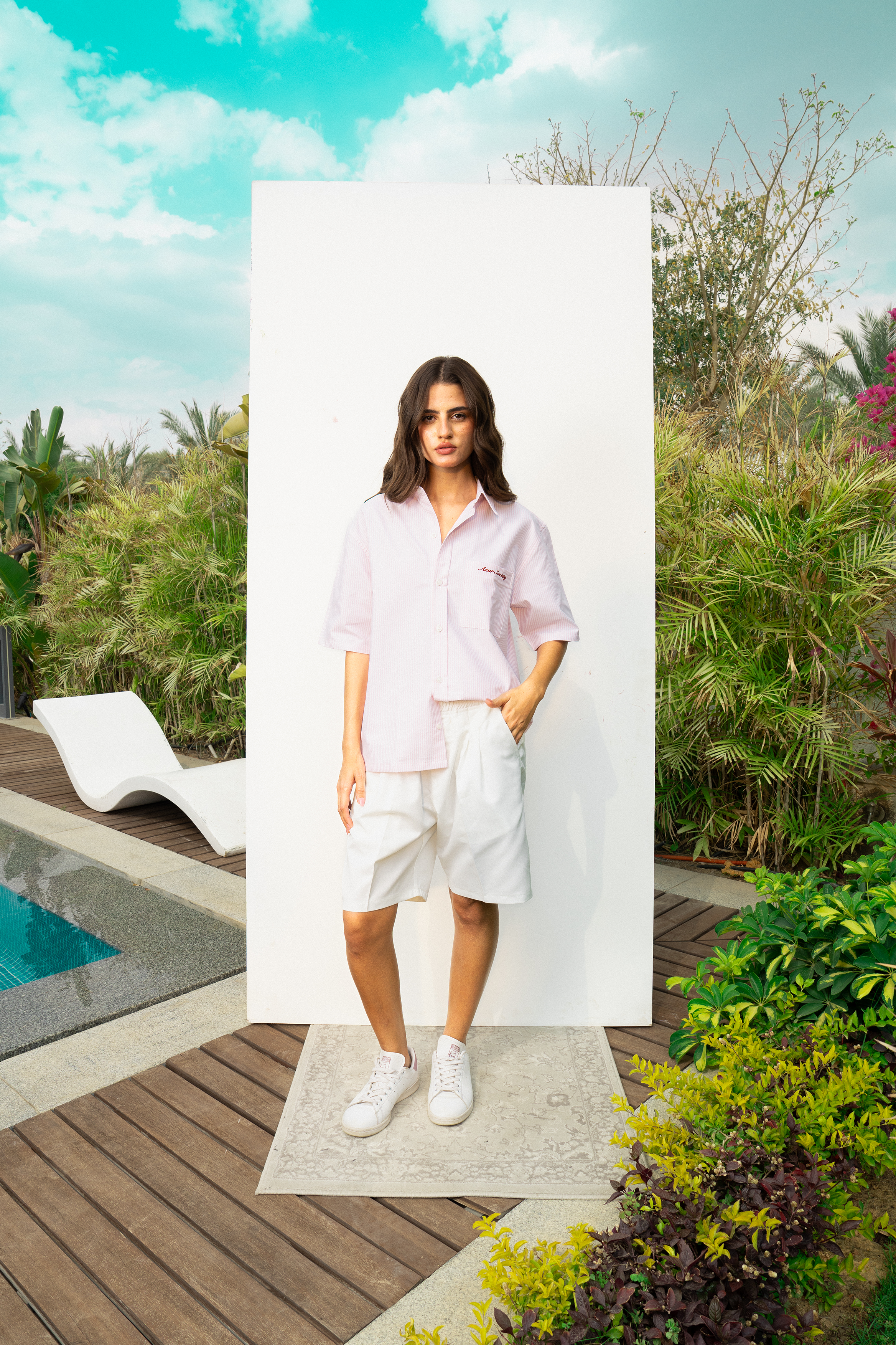 AZURE SOCIETY BABY PINK SHIRT