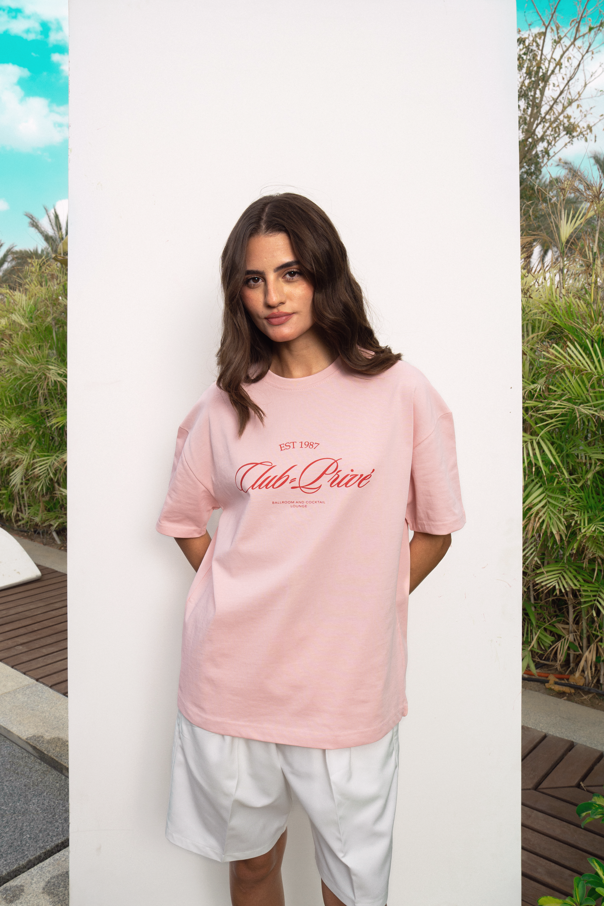 CLUB PRIVE PINK TEE