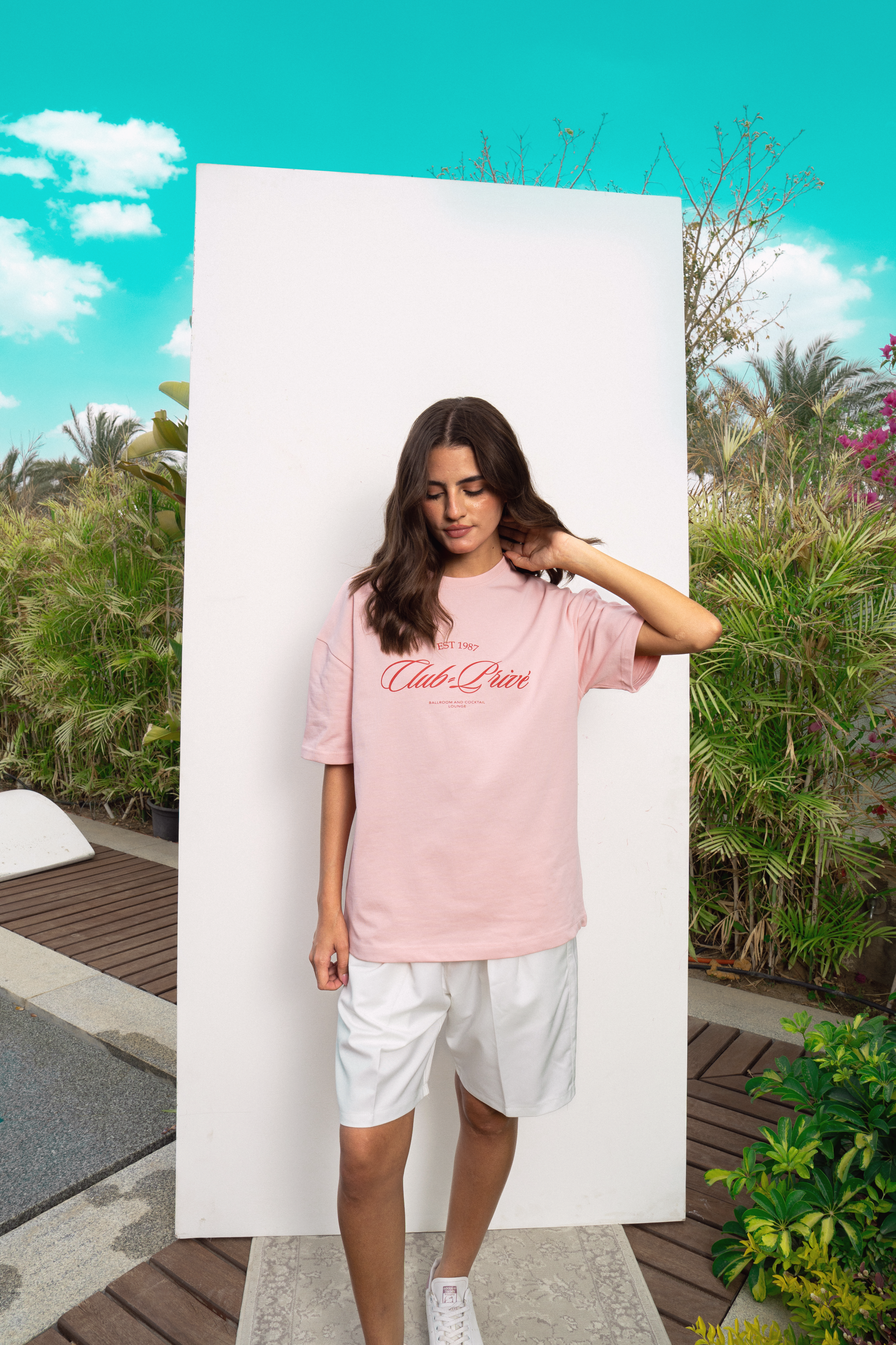 CLUB PRIVE PINK TEE