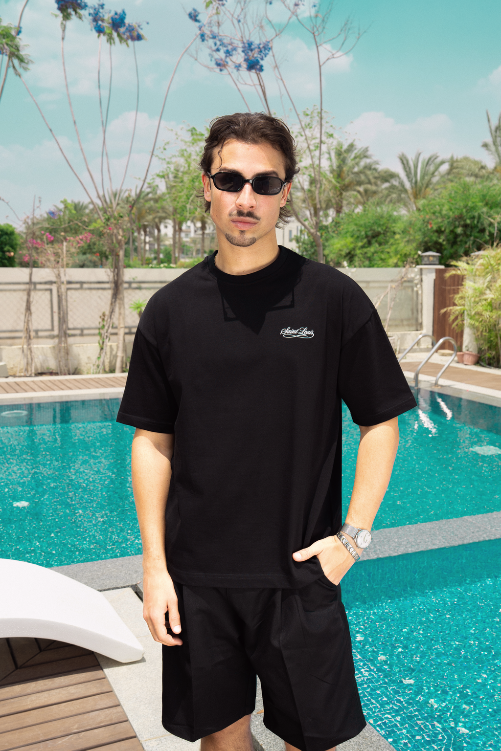SAINT LOUIS BLACK TEE